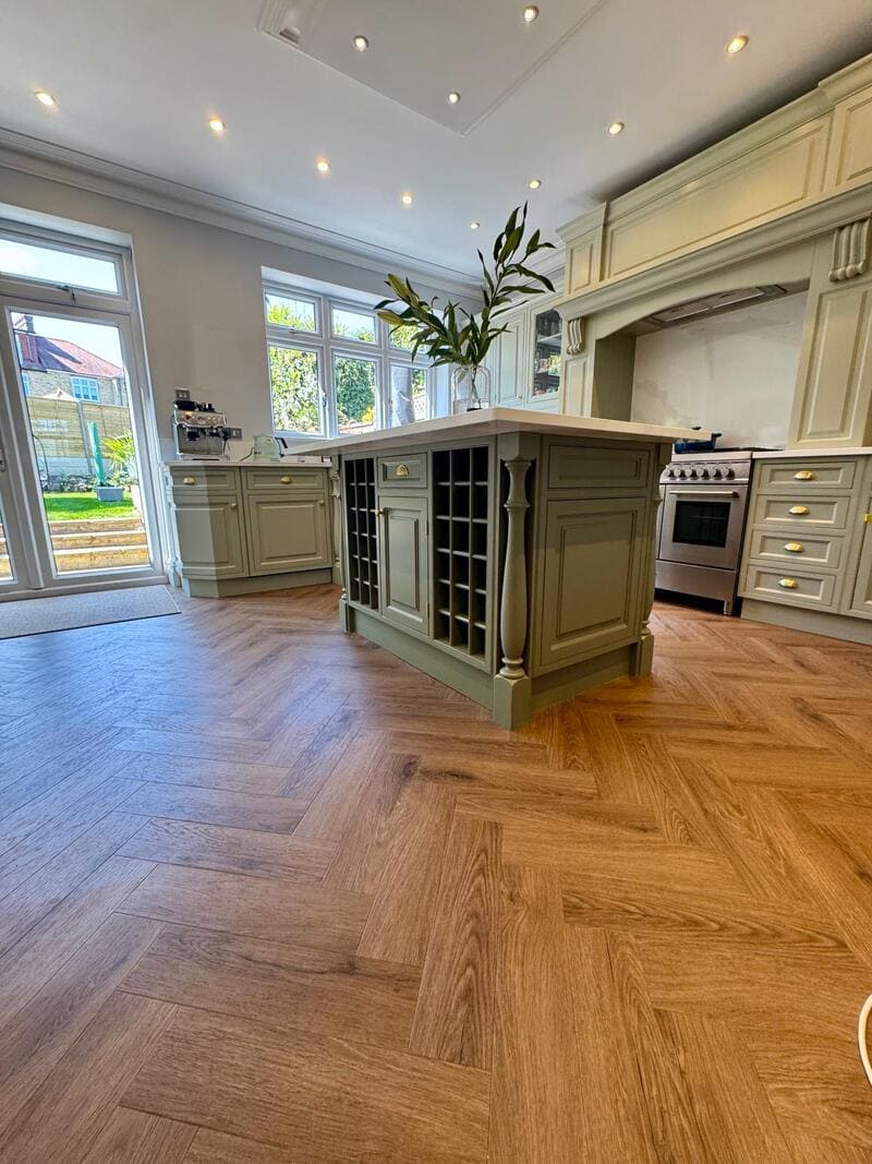 Amtico Form Herringbone Flooring in Grange Park N (Ref )