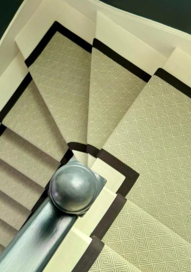 Fibre Carpet Runner Installation in N Ref
