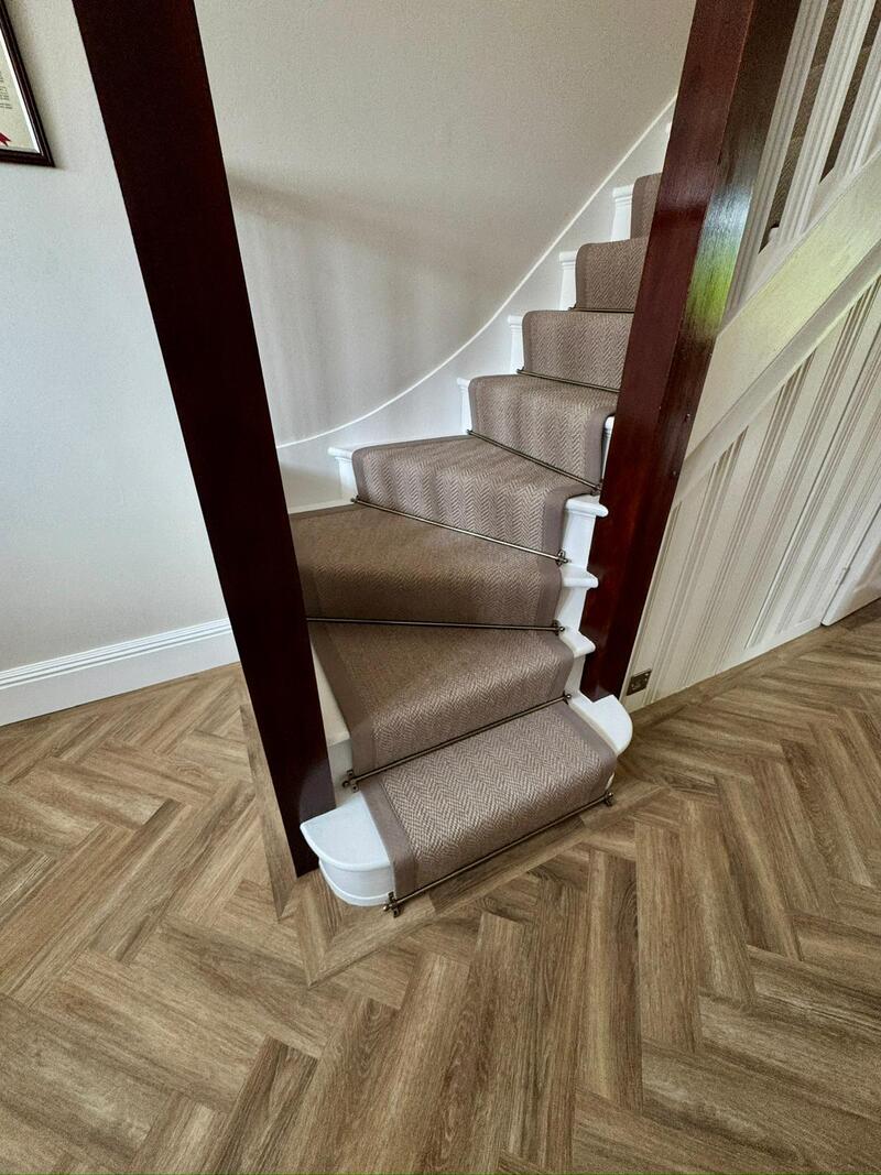 Fibre Flooring Classic Herringbone Runner in North London (Ref )