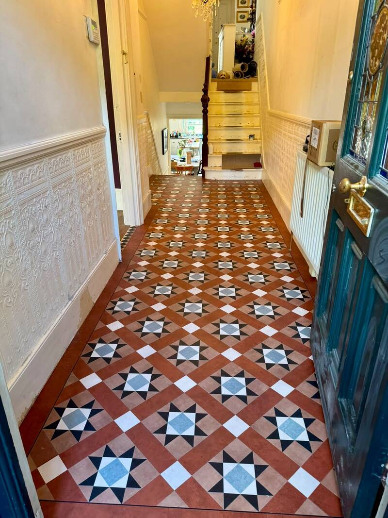 Amtico Decor Classic Goldstone Flooring in Cranley Gardens London N Ref ()