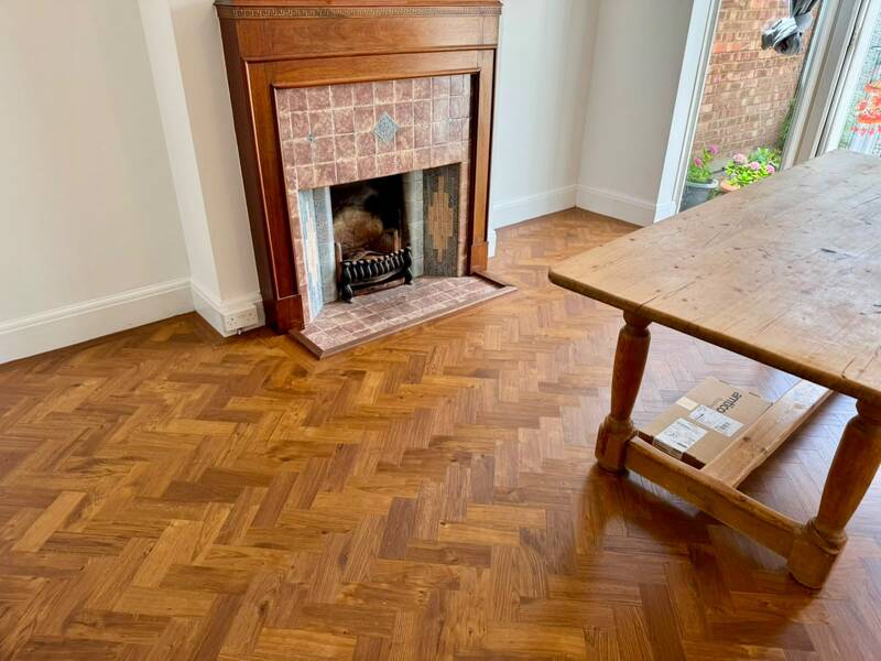 Amtico Spacia Royal Oak Parquet Flooring in London N (Ref ) ()