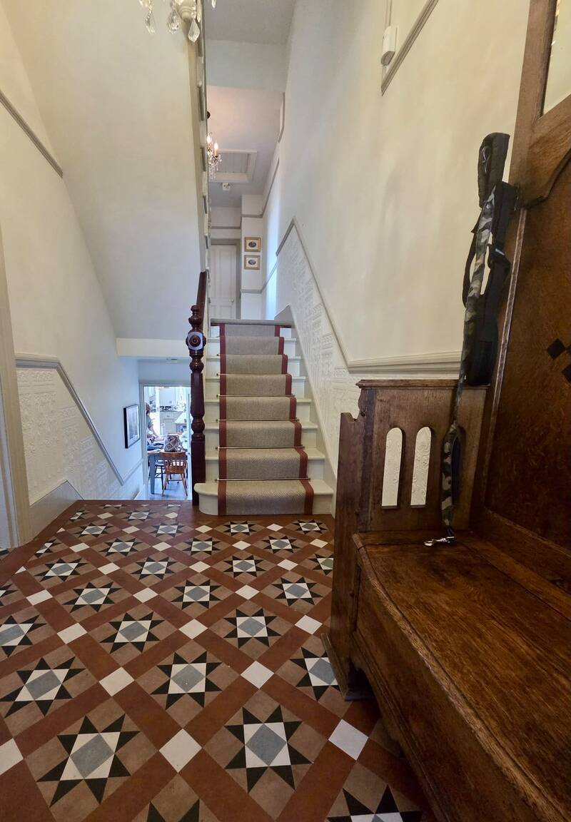 Fibre Flooring Flatweave Herringbone Stair Runner in Muswell Hill Ref ()