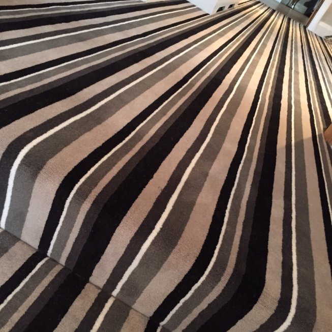 Louis De Poortere Velvet Striped Carpet